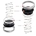 iThird Mason Jar Lights Waterproof, Solar String Lights Outdoor Warm White 2 Pack 20 LED for Christmas Thanksgiving Day Party Wedding Deck Decorative Lighting(Jars Included)