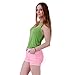 HDE Women's Solid Color Ultra Stretch Fitted Low Rise Moleton Denim Booty Shorts (Light Pink, Medium)