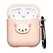 Logee Yellow Bear Case for Apple Airpods Charging Case,Cute Silicone 3D Cartoon Airpod Cover,Soft Protective Accessories Kits Skin with Carabiner,Character Cases for Kids Teens Girls Guys (Airpods)