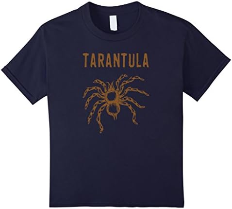 Kids Tarantula Spider T-Shirt 12 Navy