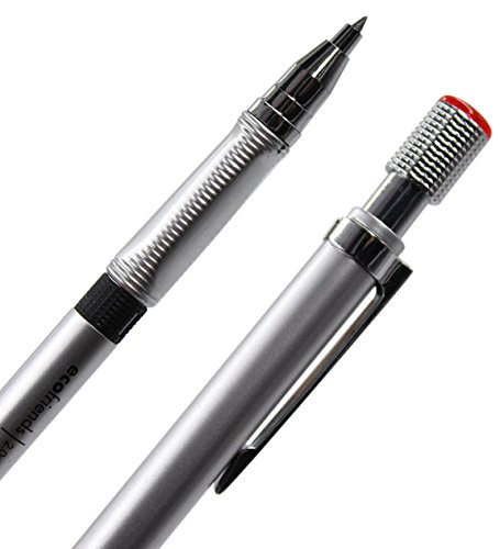 Aimeio Mechanical Pencil,2.0mm Automatic Pencil with Lead,Office School Supplies 2B Pens for Drawing,Sketching,Writing,Drafting,6-Count