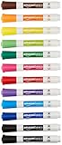AmazonBasics Dry Erase White Board Markers - Low Odor, Chisel Tip - 12 Pack, Assorted Colors