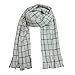 Cosplay Costume Anime Fairy Tail Natsu Dragneel White Checks Tassel Scarf