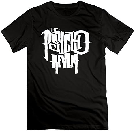 Men's Psycho Realm Logo Interlude Stone Garden Cool O-neck T-shirt Short Sleeve