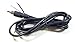 6-ft RCA Male Shielded Audio Cable To Bare Wire For Speakers and Subwoofer, Heavy-Duty