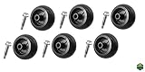 Parts 4 Outdoor 6 BAD BOY 15172 Deck Wheels + BOLT 018-0010-00, 022-1000-00, 022-5234-98
