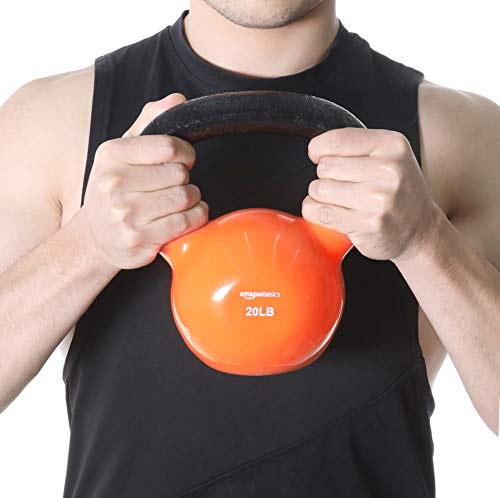 AmazonBasics-Vinyl-Coated-Cast-Iron-Kettlebell-Weight