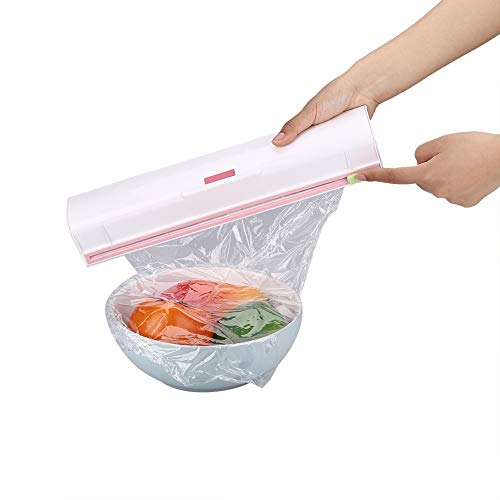 Cling Film Cutter - Plastic Food Wrap Dispenser Wrap Cutter Foil And Cling Film Cutte Storage For Kitchen - Thumbnail 3