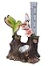 Moonrays 95071 Solar Powered White LED Hummingbird Rain Gauge
