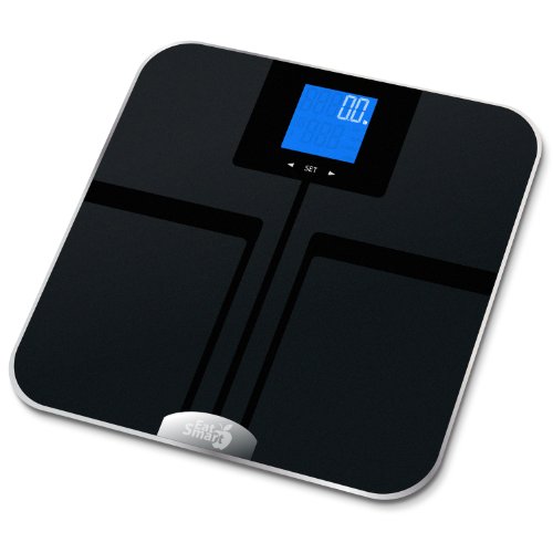 EatSmart Products Precision Getfit Digital Body Fat Scale with Auto Recognition Technology