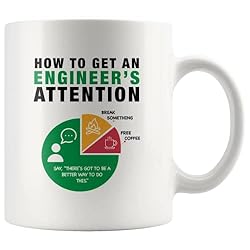 How To Get An Engineer's Attention Funny Coffee Mug