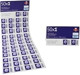 Royal Mail 50 x 1st Class Barcoded Stamps Plum Purple 100g Max view 7
