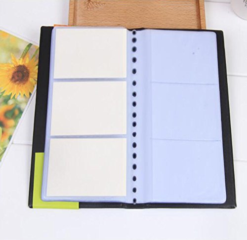 Business Name Card Holder Organizer Book - 2Pack PU Leather Holds 600 Cards
