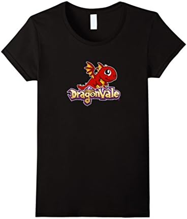 DragonVale: Baby Fire Dragon Logo T-Shirt - Female XL - Black