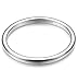 Tungary 2mm Womens Tungsten Carbide Wedding Band Rings Engagement Promise Domed Size 4-10