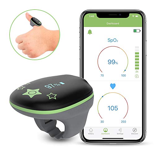 Children Oxygen Monitor, Wireless Blood Oxygen Saturation Monitor For