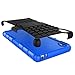 Sony Xperia Z5 Premium Case - MoKo Heavy Duty Rugged Dual Layer Armor with Kickstand Protective Cover for Sony Xperia Z5 Premium 5.5 Inch Smartphone 2015 Edition, Blue