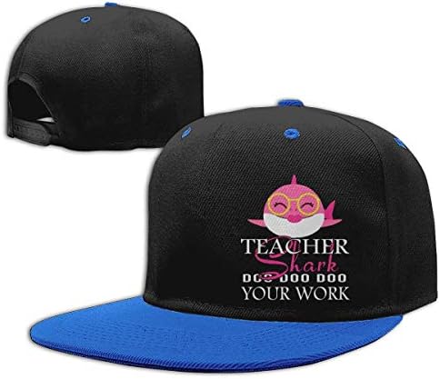 Teacher Shark Doo Doo Doo Your Work Hip Hop Caps Baseball Caps Boy&Girl Blue