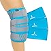 Vive Knee Ice Pack Wrap - Cold/Hot Gel Compression Brace - Heat Support Strap for Arthritis Pain, Tendonitis, ACL, Athletic Injury, Osteoarthritis, Women, Men, Running, Meniscus and Patella Surgery