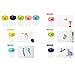HOTLISTOR Reusable Multipurpose Piggy Cubicle Wall Hooks 5PCS 10PCS Decorative Pin Stick Hooks Office Partition Panel Hanger Home Kitchen (5-Hooks(Color))