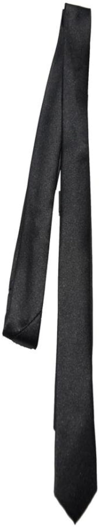super skinny black tie