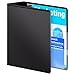 Wilson Jones 3 Ring Binder 4 Inch, Ultra Duty D-Ring View Binder with Extra Durable Hinge, Customizable, Black (W86641)