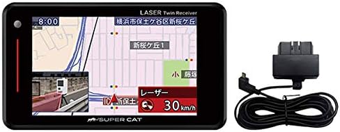 Yupiteruユピテルls300 または同等品gs103 Obd12 Miiiレーザー光受信 新型光オービス 対応gpsレーダー探知機 Obdiiアダプターセット レーダー探知機本体 車 バイク Amazon