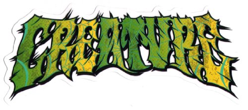 Creature Skateboard Sticker - Psych skate board skating skat