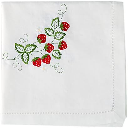 Lace Embroidery Fresh Pure Hand-spinning Tablecloth Solid Color ( Color : Red , Size : 140180cm )