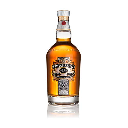 Chivas Regal 25 Jahre Blended Scotch Whisky 4er Set, Whiskey, Schnaps, Spirituose, Alkohol, Flasche, 40%, 4x700 ml – Bild 6