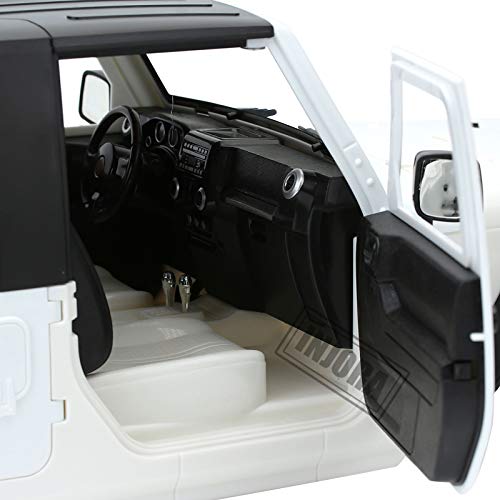 INJORA RC Car Pickup Unpainted Body Shell 12.3in 313mm Wheelbase