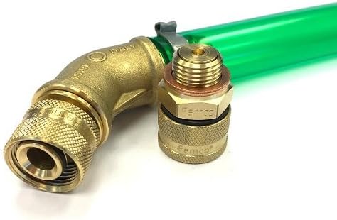 Femco Oil Drain Plug Set 45° Hose (M12x1.75-SB-T9 (10 inch hose))