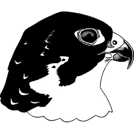 Azeeda A8 Falco Pellegrino Timbro Di Gomma Non Montato