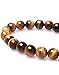 Tiger Eye Gem Beads Tibetan Buddhist Prayer Mala Bracelet with Free Bag