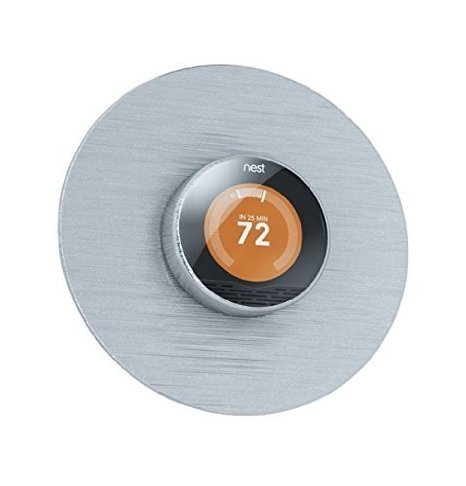 UPC 603658999513, Beautiful Round 6&quot; Stainless Steel Wall Plate Cover for all 2nd and 3rd Generation Nest Thermostat by Wasserstein