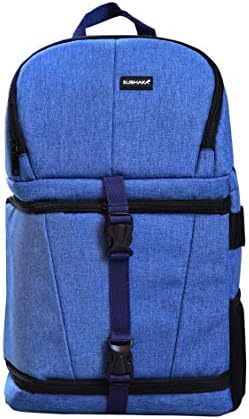 SUBHAKA DSLR Camera Sling Backpack - Aqua Blue