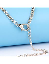 ikedon Star Choker, Adjustable Handmade 14K Gold Filled Rose Gold Silver Jewelry Star Necklace, Ideal Gift for Women and Teens