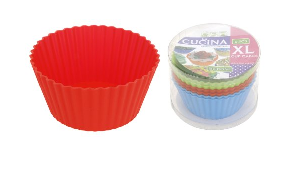 Molde para tartas magdalenas cupcake form XL conjunto de 6 9 ...