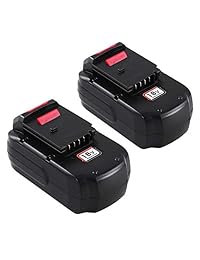 Topbatt   Batería de repuesto para cable Porter y Ryobi (2 unidades, 18 V, 3,6 Ah)
