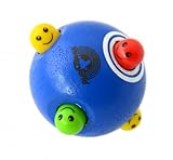 Wonderworld Peek-A-Boo Ball Blue Interactive Wooden Baby Toy - Small For Little Fingers