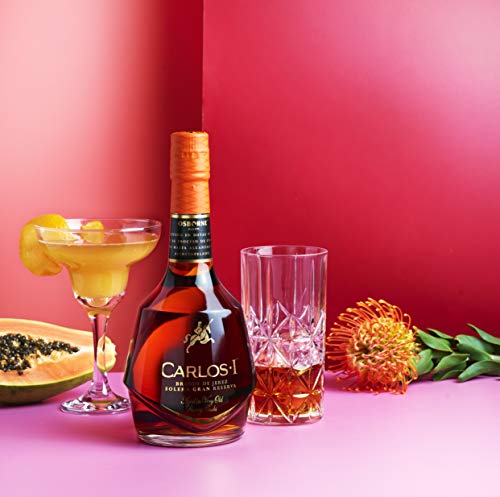 CARLOS I Brandy aus Jerez Solera Gran Reserva | Hergestellt aus Trauben nach dem Criadera- und Solera-Verfahren und gereift in alten Jerez-Fässern. Alkoholgehalt: 40 %. Flasche: 70 cl. – Bild 6