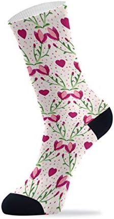 靴下 メンズ 花 草 カラフル New ソックス セット カジュアル レディース デザイン 伸縮性 通勤通学 保温性 丈夫 通気性 １セット 気持ち良い ビジネスソックス 男女兼用