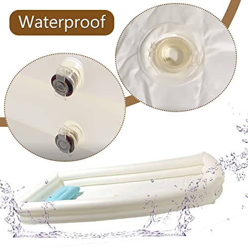 Medical Bedside Shower Bathtub Kit Inflatable PVC Body Washing Basin