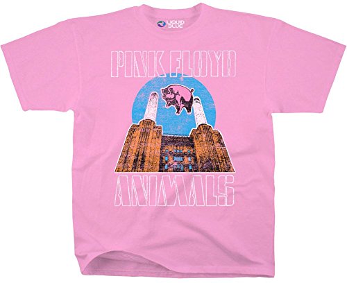 Liquid Blue Men's Animals T-Shirt, Pink, X-Large