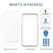 Marge Plus Compatible with iPhone XR Screen Protector, [3pack] Clear HD Tempered Glass Screen Protector Anti-Scratch 2.5 D Curved Edge 6.1 Inch 99% Touch Accurate