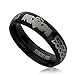 Prime Pristine 6mm Stainless Steel Wedding Band Ring for Men & Women Celtic Claddagh with Ring for Men & Woman