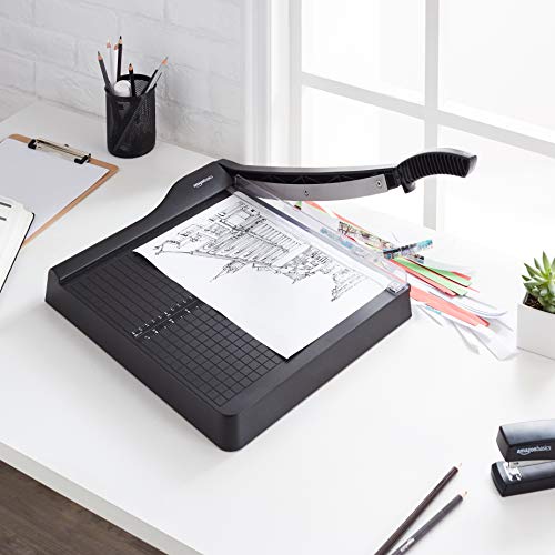 Amazon Basics Paper Trimmer 12"Inch Blade, 10 Sheet Capacity