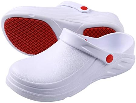 キンタリ コックシューズ 飲食店 靴 メンズ レディース 厨房 軽量作業靴 ワークシューズ 滑りにくい 22 5 27 0cm対応 白 耐油 男女兼用 疲れにくい 海外輸入 2way 黒