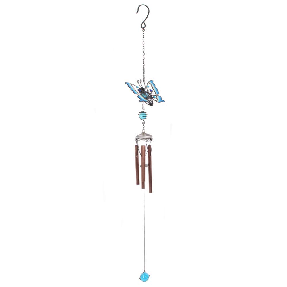 Turquoise Gradient Butterfly Windchime