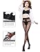 Women's Pantyhose Black Nude Control Top Sheer Tights Nylons 3 Pack